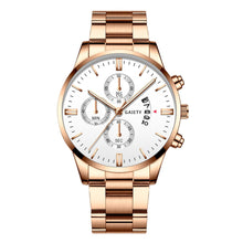 Load image into Gallery viewer, Fashion Business Watches Luxury Men'S Stainless Steel Male Quartz Watch Man Wristwatch Military Sport Clock Relogio Masculino
