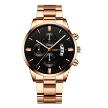 Load image into Gallery viewer, Fashion Business Watches Luxury Men'S Stainless Steel Male Quartz Watch Man Wristwatch Military Sport Clock Relogio Masculino