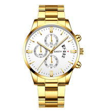 Load image into Gallery viewer, Fashion Business Watches Luxury Men'S Stainless Steel Male Quartz Watch Man Wristwatch Military Sport Clock Relogio Masculino