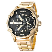 Load image into Gallery viewer, Men's Big Large Dial Watch New Fashion Individual Clock Steel Belt 7333 Quartz Watch Sports Business Hour