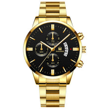 Load image into Gallery viewer, Fashion Business Watches Luxury Men'S Stainless Steel Male Quartz Watch Man Wristwatch Military Sport Clock Relogio Masculino