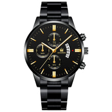Load image into Gallery viewer, Fashion Business Watches Luxury Men'S Stainless Steel Male Quartz Watch Man Wristwatch Military Sport Clock Relogio Masculino