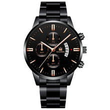 Load image into Gallery viewer, Fashion Business Watches Luxury Men'S Stainless Steel Male Quartz Watch Man Wristwatch Military Sport Clock Relogio Masculino