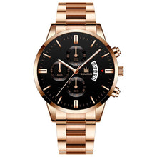 Load image into Gallery viewer, Fashion Business Watches Luxury Men'S Stainless Steel Male Quartz Watch Man Wristwatch Military Sport Clock Relogio Masculino