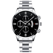 Load image into Gallery viewer, Fashion Business Watches Luxury Men'S Stainless Steel Male Quartz Watch Man Wristwatch Military Sport Clock Relogio Masculino