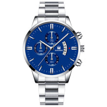 Load image into Gallery viewer, Fashion Business Watches Luxury Men'S Stainless Steel Male Quartz Watch Man Wristwatch Military Sport Clock Relogio Masculino