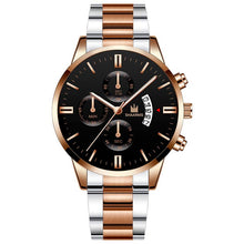 Load image into Gallery viewer, Fashion Business Watches Luxury Men'S Stainless Steel Male Quartz Watch Man Wristwatch Military Sport Clock Relogio Masculino