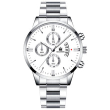 Load image into Gallery viewer, Fashion Business Watches Luxury Men'S Stainless Steel Male Quartz Watch Man Wristwatch Military Sport Clock Relogio Masculino