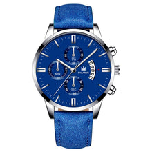 Load image into Gallery viewer, 2020 relogio masculino Fashion Black Sport Watch Men'S Luxury Leather Band Quartz Wristwatch casual sports Date Watches For Male
