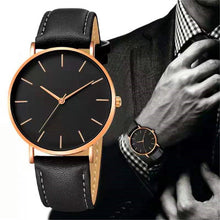 Load image into Gallery viewer, Luxury Watch Men Ultra-thin leather band Quartz Wrist Watch Male Clock reloj hombre relogio masculino Men's Quartz Casual Watch