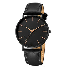Load image into Gallery viewer, Luxury Watch Men Ultra-thin leather band Quartz Wrist Watch Male Clock reloj hombre relogio masculino Men's Quartz Casual Watch