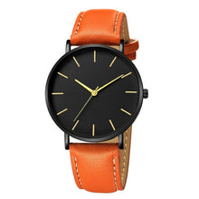 Load image into Gallery viewer, Luxury Watch Men Ultra-thin leather band Quartz Wrist Watch Male Clock reloj hombre relogio masculino Men's Quartz Casual Watch