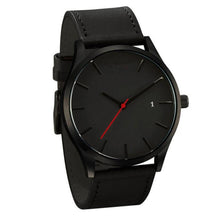 Load image into Gallery viewer, Dropshipping Couple Fashion Leather Band Analog Quartz Round Wrist Business men's watch Male Clock Wristwatch erkek kol saati