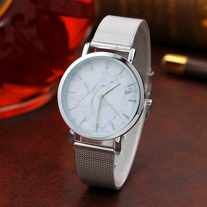 Fashion Big Brand Women Stainless Steel Strap Quartz Wrist Watch Luxury Simple Style Designed Watches Women's Clock