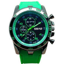 Load image into Gallery viewer, SBAO High Cost-effective Men Sports Watch Top Quality Durable Silicone Military Colorful Men&#39;s Quartz Wrist watch reloj hombre
