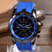 Load image into Gallery viewer, SBAO High Cost-effective Men Sports Watch Top Quality Durable Silicone Military Colorful Men&#39;s Quartz Wrist watch reloj hombre
