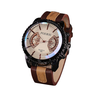 2020 Luxury Brand Men Watches Male Clock Casual Leather Quartz Wristwatch Men's Sport Watch relogio masculino erkek kol saati