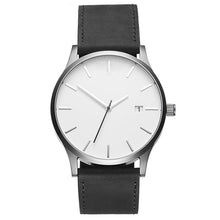 Load image into Gallery viewer, Men&#39;s watch 2019 Unisex Fashion Leather Band men Quartz Men&#39;s Wrist Watch Clock Minimalist watch montre homme erkek kol saati
