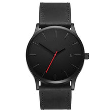 Load image into Gallery viewer, Men&#39;s watch 2019 Unisex Fashion Leather Band men Quartz Men&#39;s Wrist Watch Clock Minimalist watch montre homme erkek kol saati
