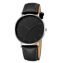 Load image into Gallery viewer, Luxury Watch Men Ultra-thin leather band Quartz Wrist Watch Male Clock reloj hombre relogio masculino Men&#39;s Quartz Casual Watch
