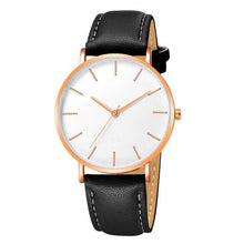 Load image into Gallery viewer, Luxury Watch Men Ultra-thin leather band Quartz Wrist Watch Male Clock reloj hombre relogio masculino Men&#39;s Quartz Casual Watch
