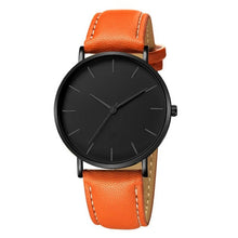 Load image into Gallery viewer, Luxury Watch Men Ultra-thin leather band Quartz Wrist Watch Male Clock reloj hombre relogio masculino Men&#39;s Quartz Casual Watch
