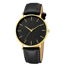 Load image into Gallery viewer, Luxury Watch Men Ultra-thin leather band Quartz Wrist Watch Male Clock reloj hombre relogio masculino Men&#39;s Quartz Casual Watch
