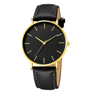 Luxury Watch Men Ultra-thin leather band Quartz Wrist Watch Male Clock reloj hombre relogio masculino Men's Quartz Casual Watch